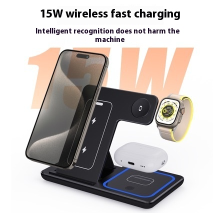 3-in-1 Foldable Wireless Travel Charging Station