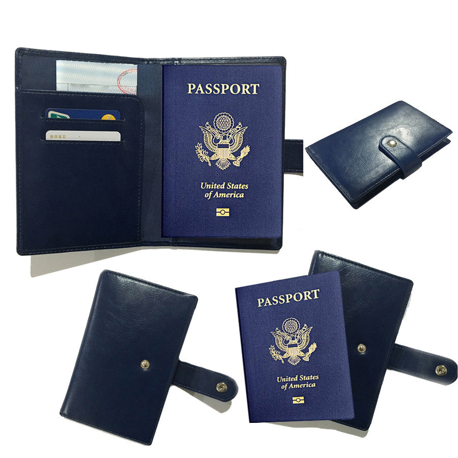 RFID-Blocking Passport Wallet – 2-in-1 Passport & Card Protector