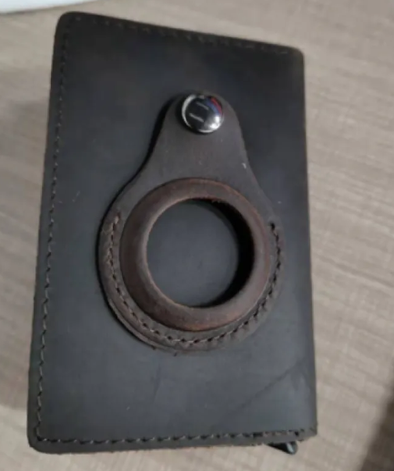 TrackShield RFID-Blocking Wallet with Built-In Location Tracker