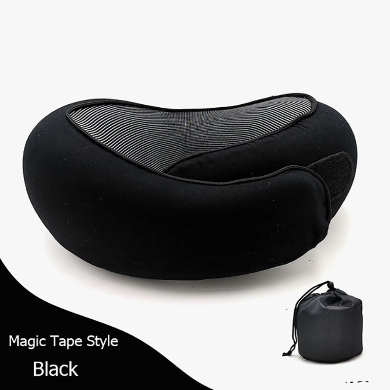 Memory Foam U-Shape Travel Neck Pillow – Compact & Adjustable