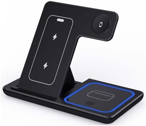 3-in-1 Foldable Wireless Travel Charging Station