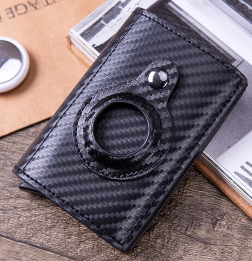 TrackShield RFID-Blocking Wallet with Built-In Location Tracker
