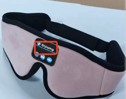 Bluetooth Sleep Mask with Built-In Speakers for Travel