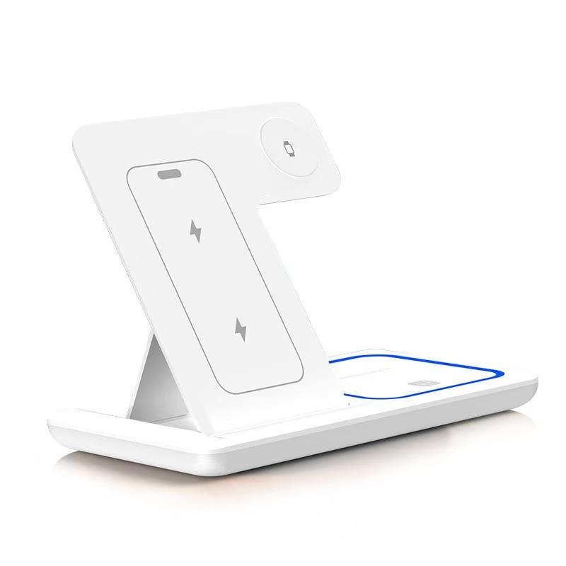 3-in-1 Foldable Wireless Travel Charging Station
