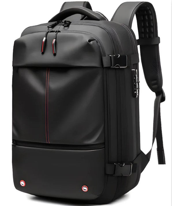Vacuum Compression Travel Backpack with USB Charging Port