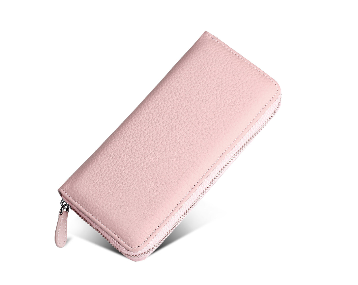 Genuine Leather RFID-Blocking Travel Wallet – Large Capacity