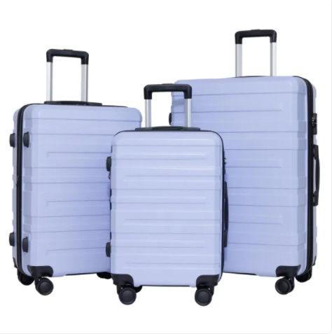 3-Piece Hardshell Luggage Set (20"/24"/28") – TSA Lock & Spinner Wheels