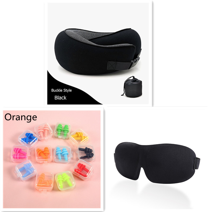 Memory Foam U-Shape Travel Neck Pillow – Compact & Adjustable