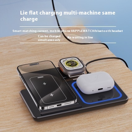 3-in-1 Foldable Wireless Travel Charging Station
