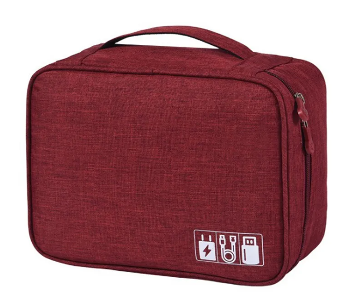 Electronics Travel Organizer Bag – Cable & Gadget Storage for Travel