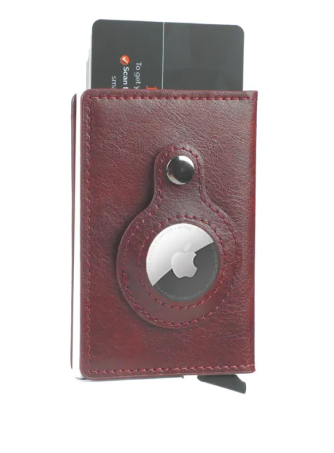 TrackShield RFID-Blocking Wallet with Built-In Location Tracker