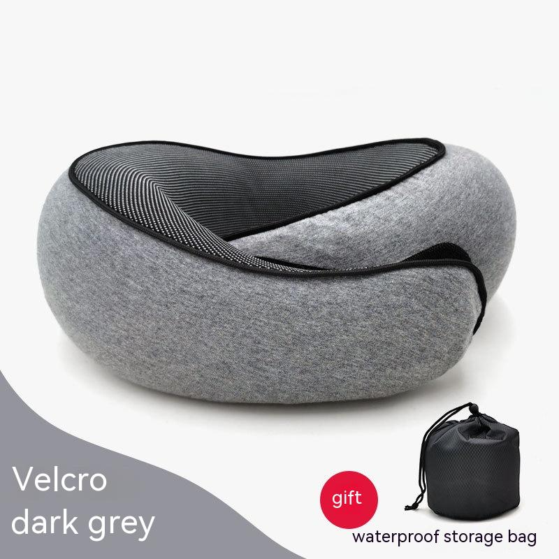 Memory Foam U-Shape Travel Neck Pillow – Compact & Adjustable