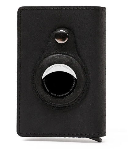 TrackShield RFID-Blocking Wallet with Built-In Location Tracker