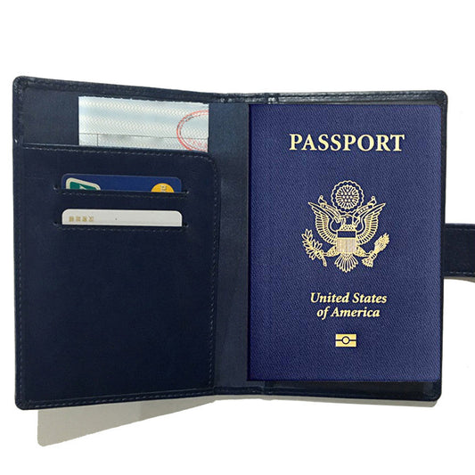 RFID-Blocking Passport Wallet – 2-in-1 Passport & Card Protector