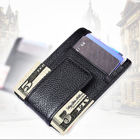 RFID-Blocking Money Clip Wallet – Slim & Secure Travel Wallet